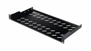 Equip 19" Fachboden fest für Serverschränke  25cm 1U schwarz