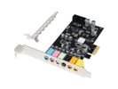 CONCEPTRONIC Sound PCIe-Karte 7.1CH S/PDIF bis 24Bit/192kHz