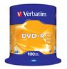 DVD-R  Verbatim 4,7GB 100pcs Spin.SR silber 16x