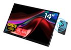Verbatim 32088 Draagbare televisie en monitoor Draagbare monitor Zwart 35,6 cm (14") LED 1920 x 1080 Pixels