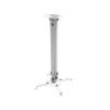 Techly Deckenhalterung f. Beamer, ausziehbar, 54-90cm,silber