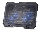 CONCEPTRONIC 2-Fan USB-A2.0 Laptop-Kühlpad 25Kg     15.6" sw