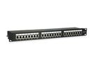 Equip 19" Patchpanel 24xRJ45 Cat5e FTP 1U     100MHz RAL9005