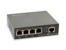 LevelOne PoE+Switch  4xGE PoE           60W unmanaged Metall