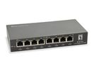 LevelOne PoE+Switch  8xGE PoE          120W unmanaged Metall