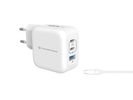CONCEPTRONIC Ladegerät 3Port GaN 2xUSB-C/1xA 67WPD3.0/PPS ws