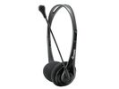 Equip Stereo-Headset Wired mit Mikro  2x3,5mm  1.80m schwarz