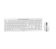 CHERRY TAS Desktop-Set STREAM Wireless DE-Layout weiß/grau