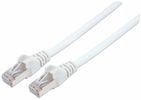 INTELLINET Patchkabel Cat6a-Stecker/Cat7-Rohkabel 0,25m weiß