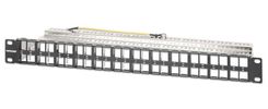 INTELLINET 48-Port Patchpanel geschirmt und unbestückt 1 HE