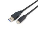 Equip Kabel USB-A3.2->C Gen1 3A         St/St  2.00m schwarz