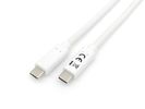 Equip Kabel USB-C3.2->C Gen1     PD60W  St/St  1.00m    weiß