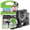 DYMO D1  Schriftband Vinyl  12mmx3.0m weiß   ->schwarz