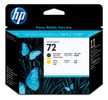HP 72       Gelb Mattschwarz    Druckkopf