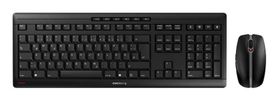 CHERRY Stream Desktop toetsenbord Inclusief muis Kantoor RF Draadloos QWERTZ Duits Zwart