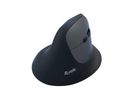 Equip Ergonomische Maus DM 2.4GHz+BT 6Button Rechts  schwarz