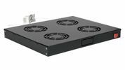 Equip 19" Lüfter für Serverschränke/4xLüfter     1U  RAL9005