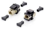 Equip LWL-Keystone Adapter 8Stk          SC Simplex  schwarz Polybeutel