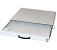 Equip 19" Tastatur-/Mausschublade abschl./Telesk 1U  RAL7035