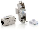 Equip Keystone Jack geschirmt Cat6A LSA Prem.   wzf.8Stk sil Polybeutel