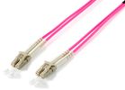 Equip Patchkabel LC->LC  1.00m Multimode  Duplex OM4 violett Polybeutel