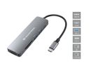 CONCEPTRONIC  6-1 Dock USB-C->HDMI/2xUSB-A/SD/TF/+   15cm gr