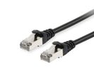Equip Patchkabel Cat6A      S/FTP 2xRJ45  1.00m schwarz LSZH Polybeutel