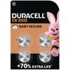 Duracell Batterie Knopfzelle CR2032 3.0V Lithium        4St.