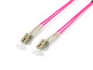 Equip Patchkabel LC->LC 15.00m Multimode  Duplex OM4 violett Polybeutel