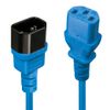 LINDY IEC-Netzverlängerung C14 - C13 blau 1m