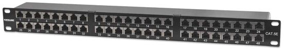 INTELLINET Patchpanel 1HE 48-Port Cat5e FTP sw