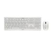 CHERRY DW3000 Wireless Maus&Tastatur DE weiß/grau