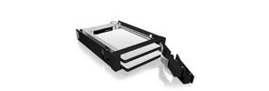 ICY BOX IB-2227StS 8,89 cm (3.5") Opslagschijflade Zwart