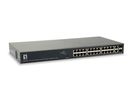 LevelOne PoE Switch 24xGE PoE/+   TURING 185W 19"   WebSmart