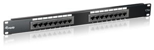 Equip 19" Patchpanel 16xRJ45 Cat5e UTP 1U     100MHz RAL9005