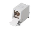 Equip Keystone-Koppler geschirmt   Cat6A 1xRJ45 DIN       gr