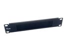 Equip 10" Bürstenblende                          1U  RAL9005