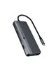 ICY BOX IB-DK4062-CPD Bedraad USB 3.2 Gen 1 (3.1 Gen 1) Type-C Antraciet