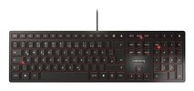 CHERRY KC 6000 Slim toetsenbord Universeel USB QWERTZ Duits Zwart