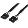 Startech Maiboard Header Kabel 5Pin 45cm             schwarz