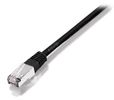 Equip Patchkabel Cat5e Crossov. SF/UTP 2xRJ45  5.00m sw  PVC Polybeutel
