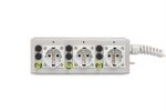 Baaske Medical MEDX ZPA power uitbreiding 3 m 3 AC-uitgang(en) Binnen Grijs