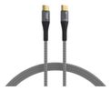 EFB Elektronik USB-CC-00002 USB-kabel USB 2.0 1 m USB C Zwart, Grijs