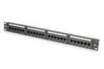 DIGITUS Patchpanel 1U 24-Port  LSA  Cat6 8P8C ungeschirmt