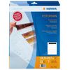HERMA Negativhüllen transparent für  7 x 5 Streifen  25 St.