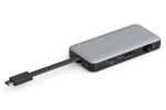 DIGITUS Docking USB-C->HDMI,USB3.2,RJ45,SD,MicroSD,PD silber