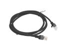 LANBERG Patchkabel CAT.5E UTP 1,5m Fluke Zertifikat schwarz