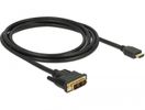 DELOCK Kabel DVI 18+1 -> HDMI-A St 2.00m schwarz