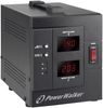 PowerWalker AVR 2000/SIV spanningregelaar 2 AC-uitgang(en) 230 V Zwart