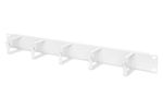 DIGITUS Rangierpanel 1HE 5x Ringe 40x60mm grau